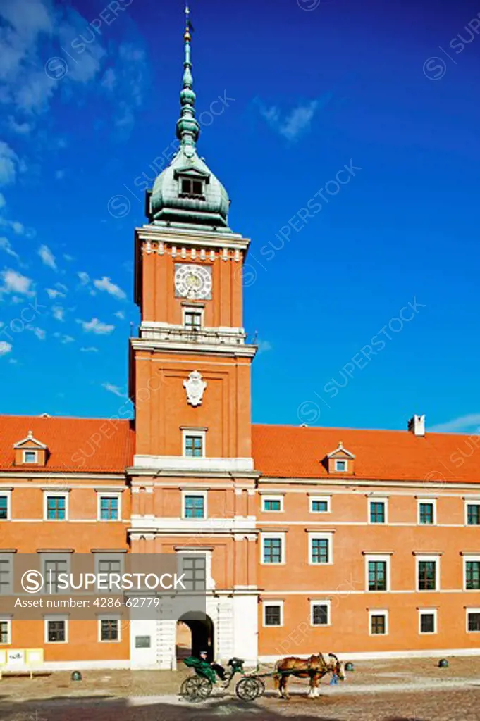 Poland Warsaw Royal Castle Castle Square