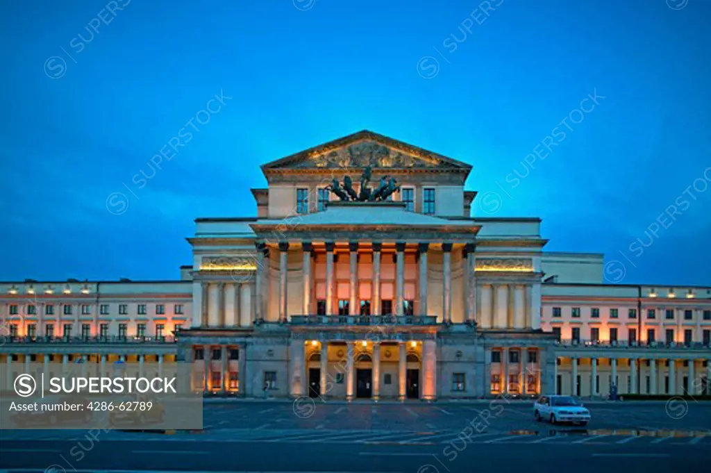 Poland Warsaw national theater