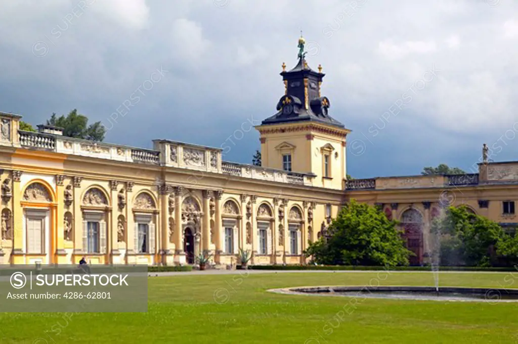 Poland Warsaw Wilanow palace