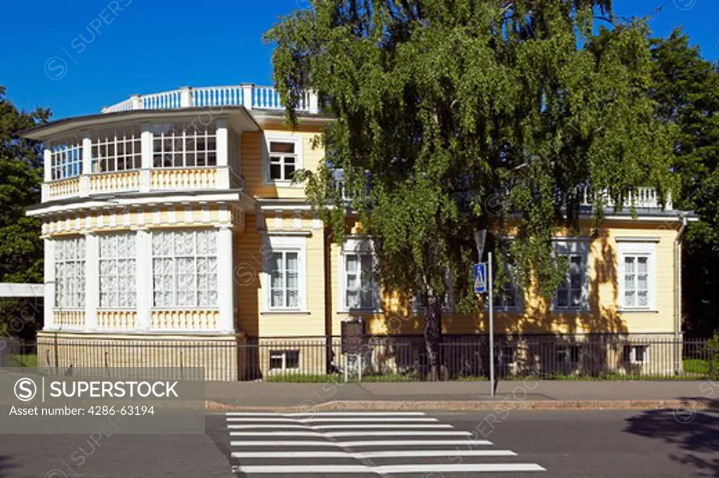 Sankt Petersburg, Puschkins Datscha, summer house from Alexander Puschkin