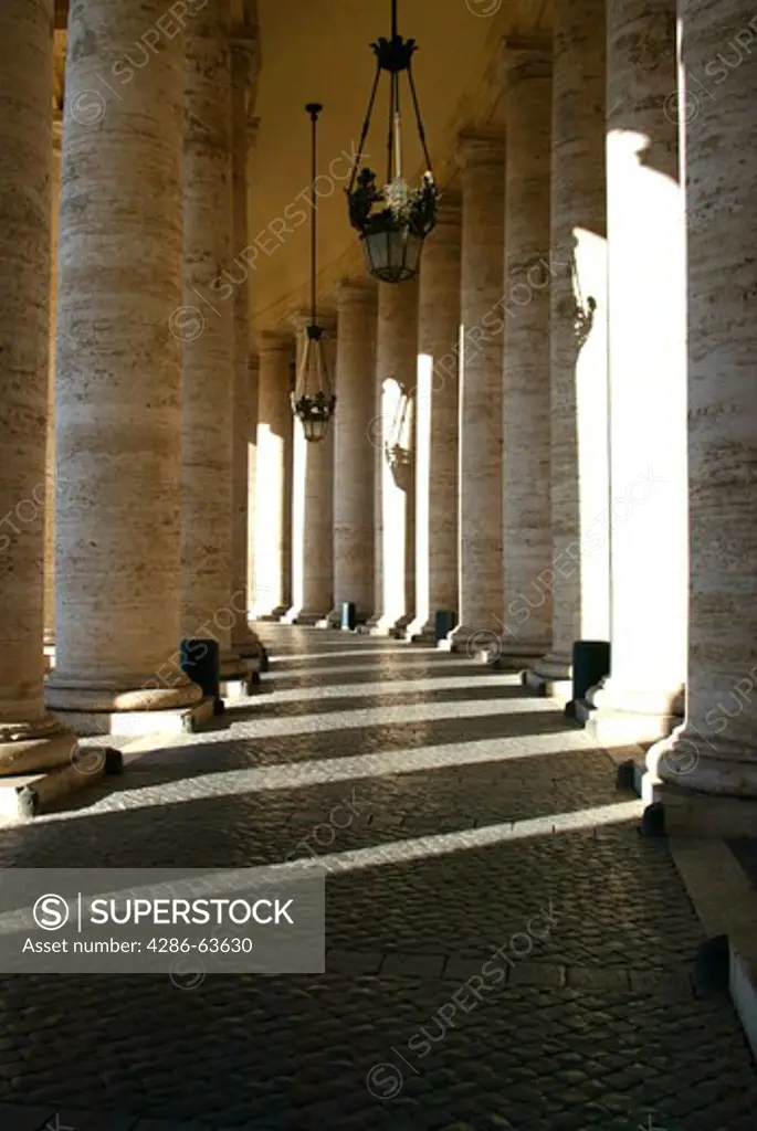 Vatikan Kolonade San Pietro Rome Italy