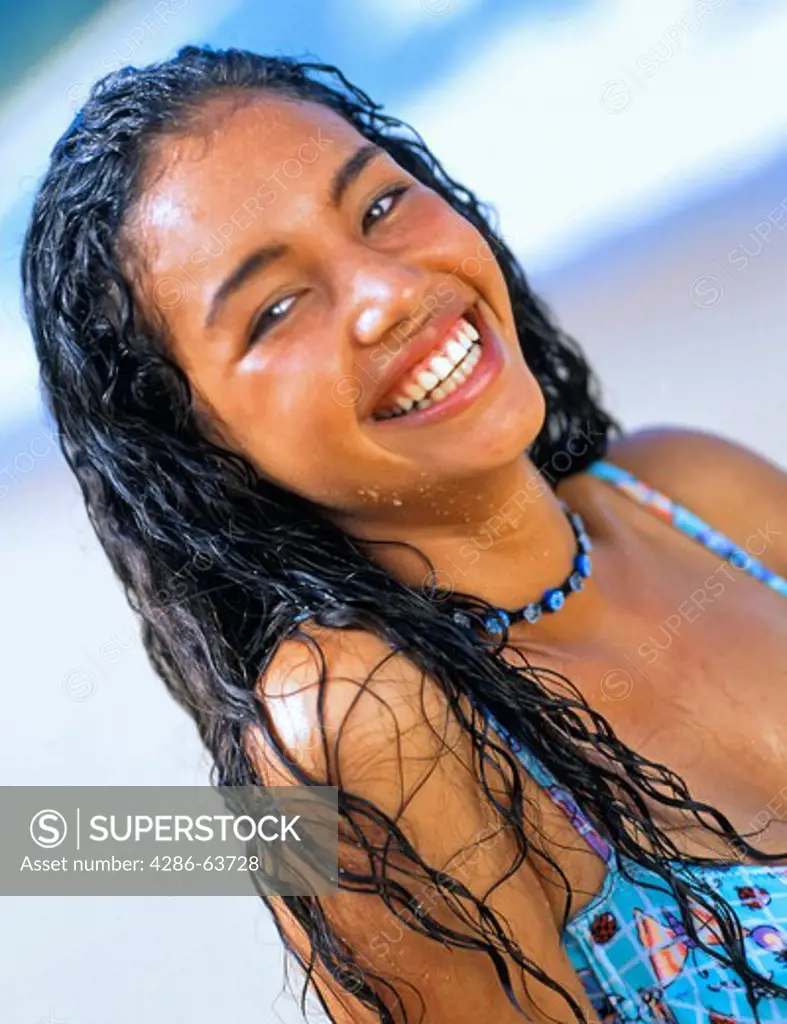Brazilian girl on the beach