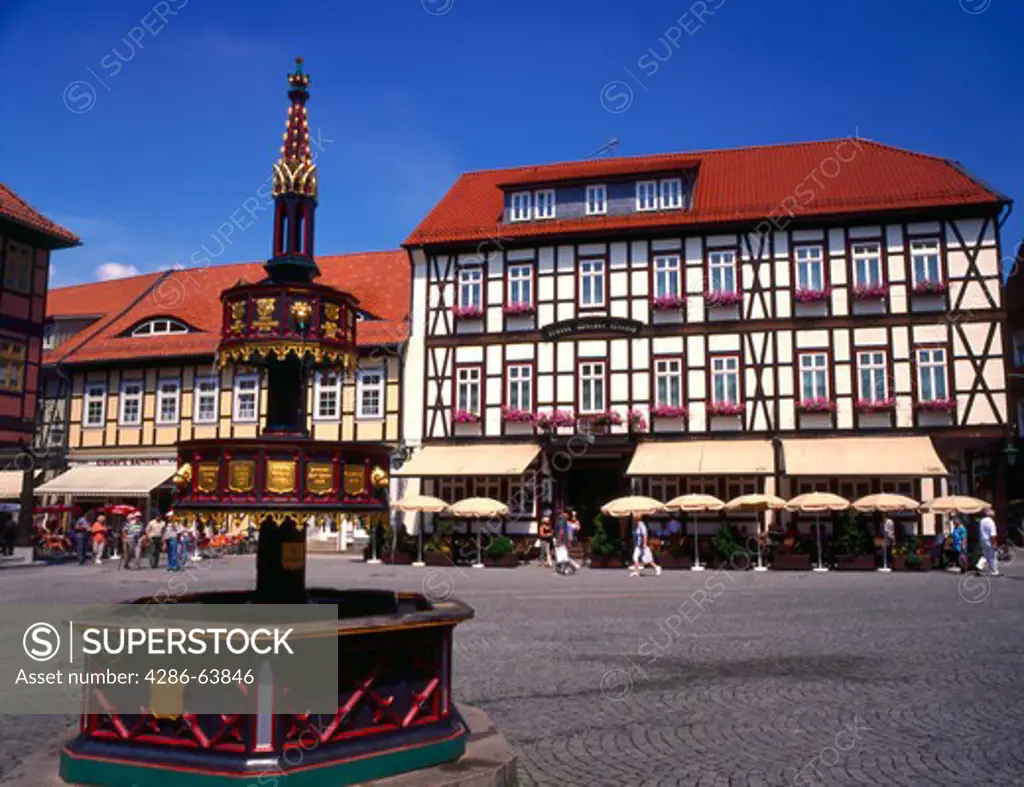 Germany,  Marktplatz in Wernigerode