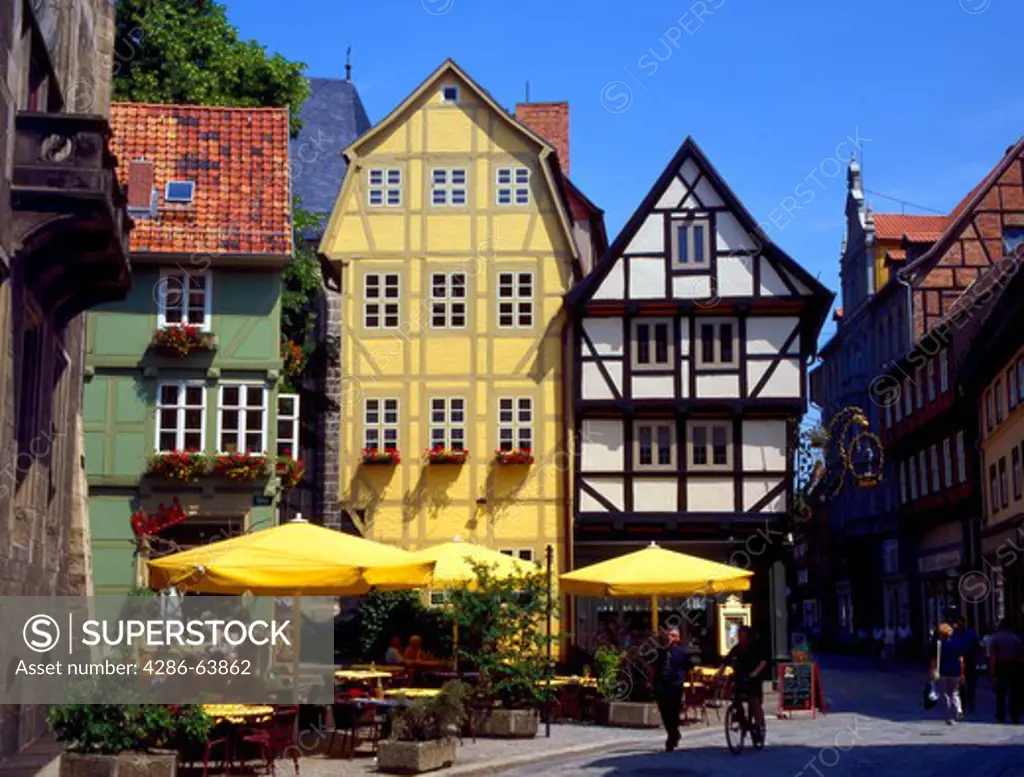 Germany,  Cafe Roland in Quedlinburg