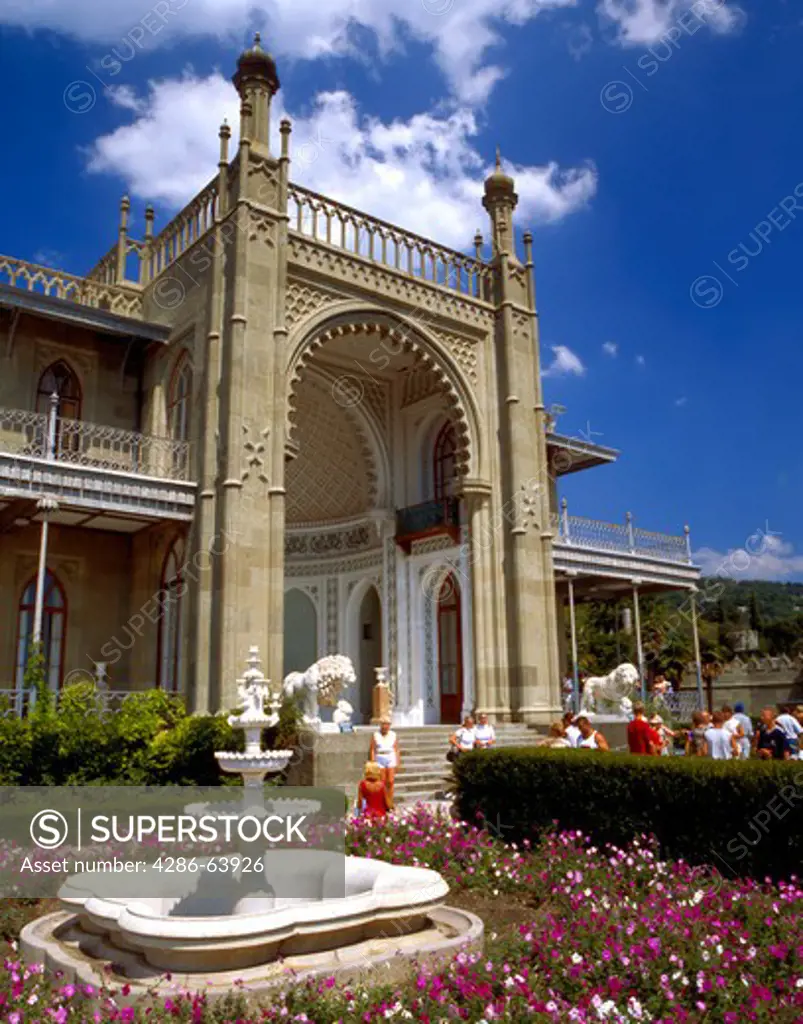 Ukraine,  Krim,  Alupkinskij Schloss in Jalta