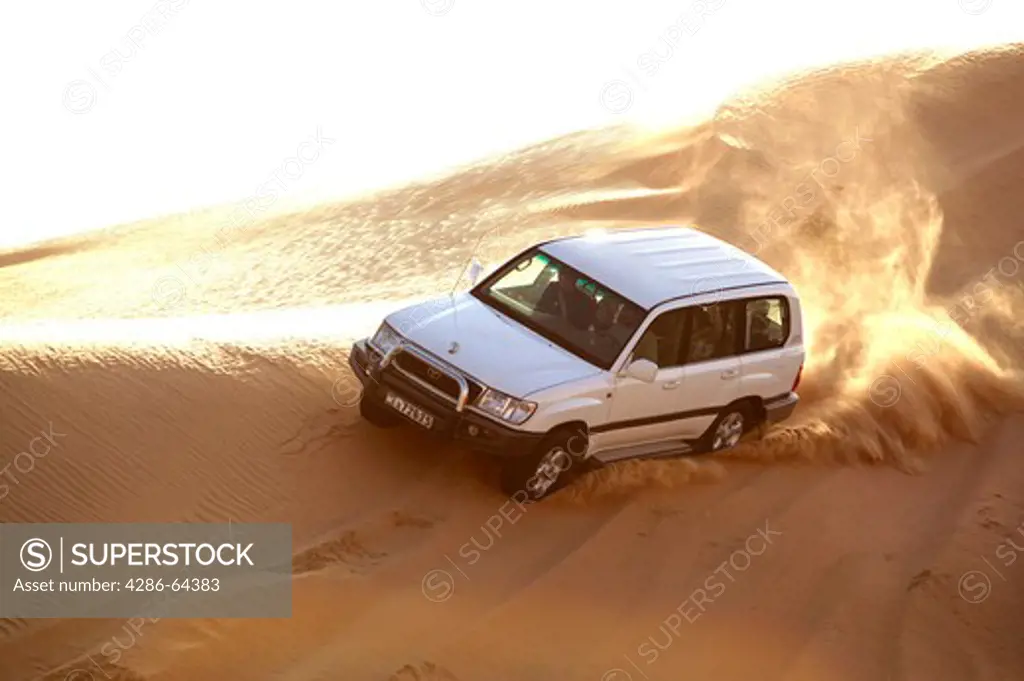 UAE Jeepsafari in the desert near Dubai