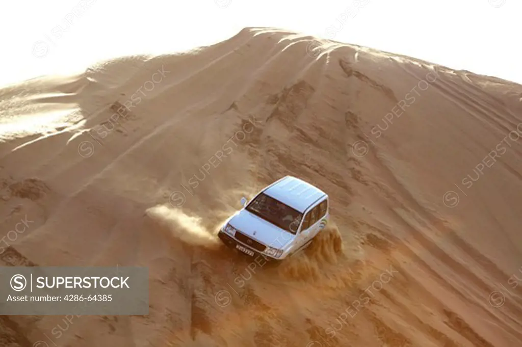 UAE Jeepsafari in the desert near Dubai