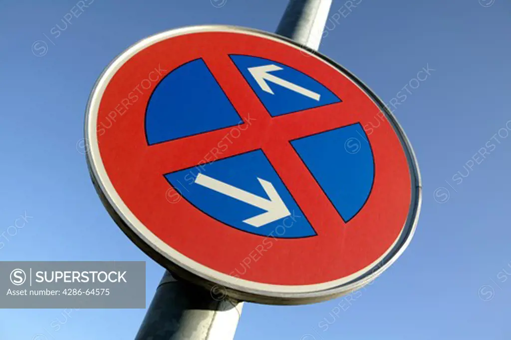 stopping restriction sign
