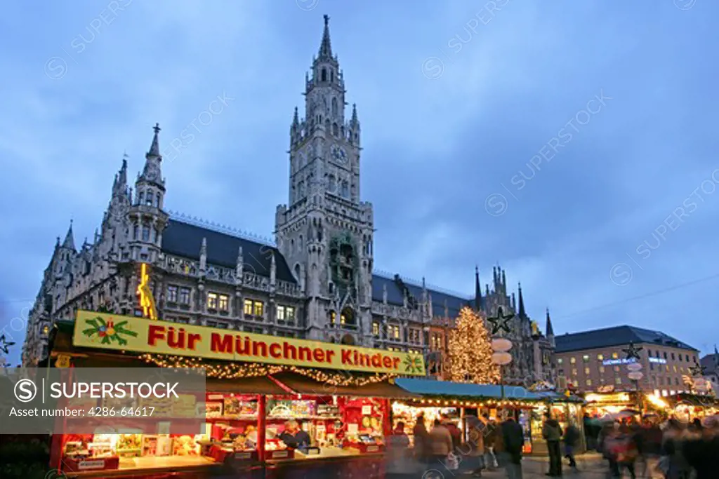 christmas market in Munich Germany