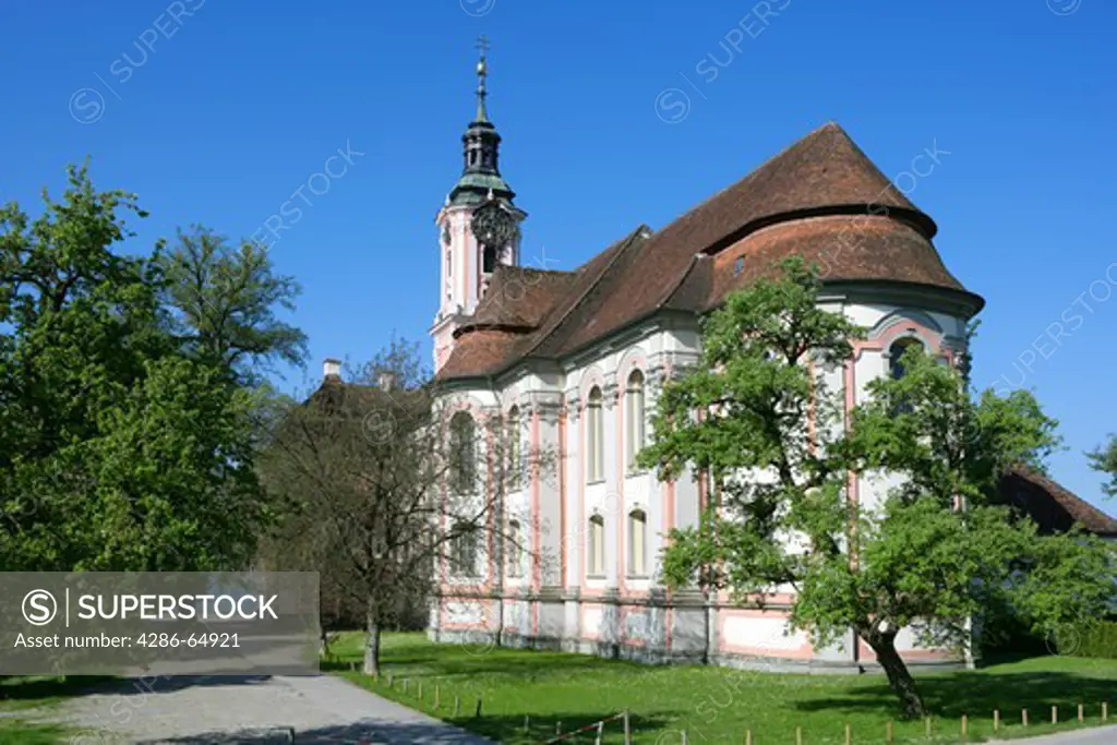Germany, Pilgrime Church Birnau at Lake Constance