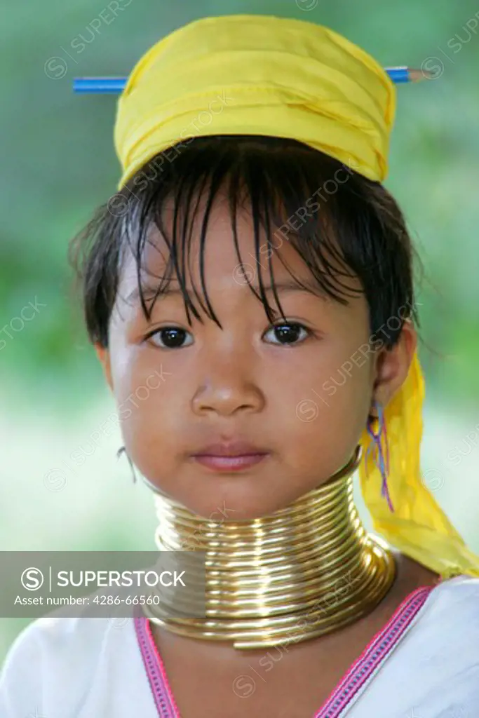Chiang Mai Long Neck girl of Karen Tribe
