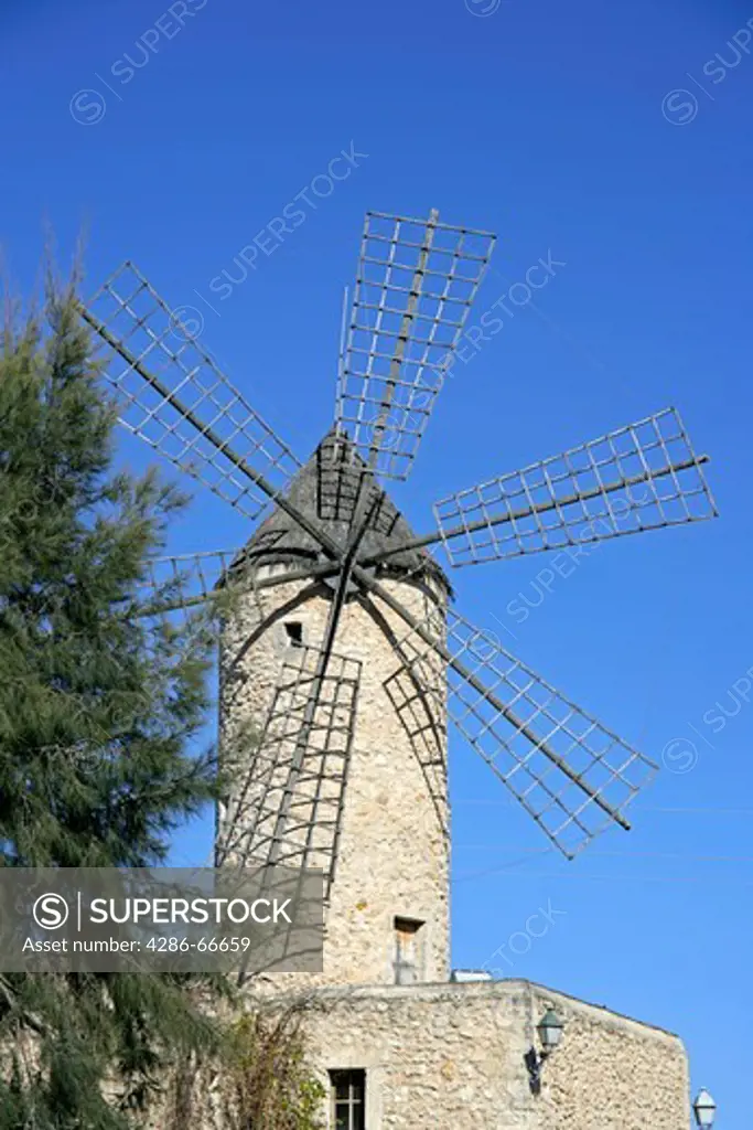 Windmill Sineu Majorca Spain