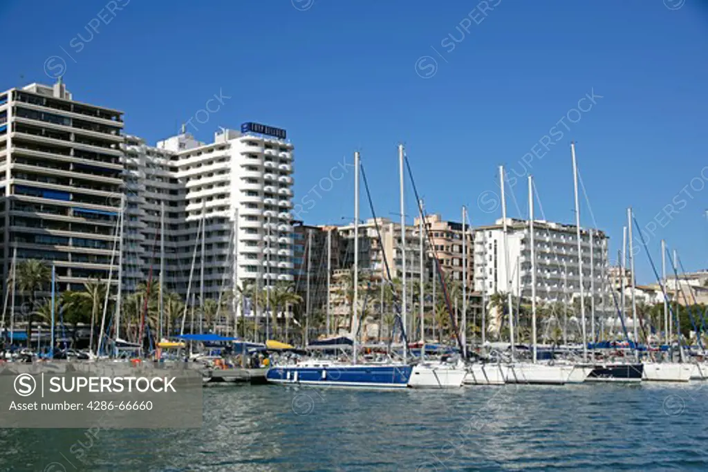 Port and City Palma de Mallorca Majorca Spain