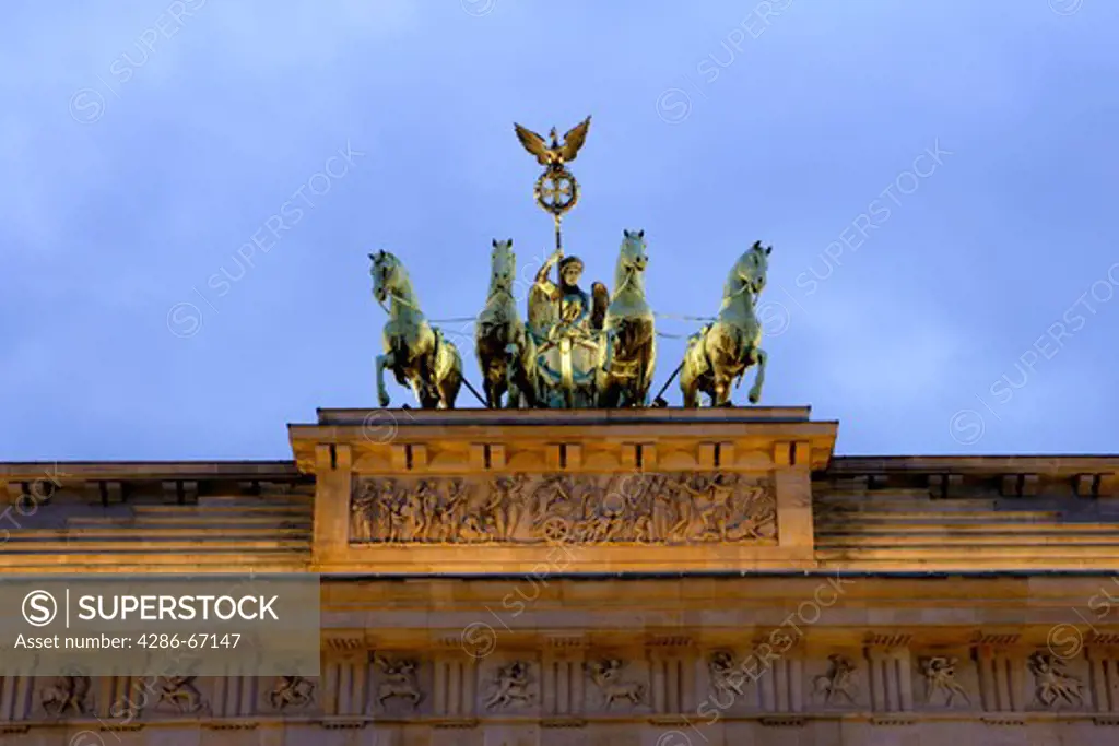 Germany, Berlin, the Brandenburg Gate,