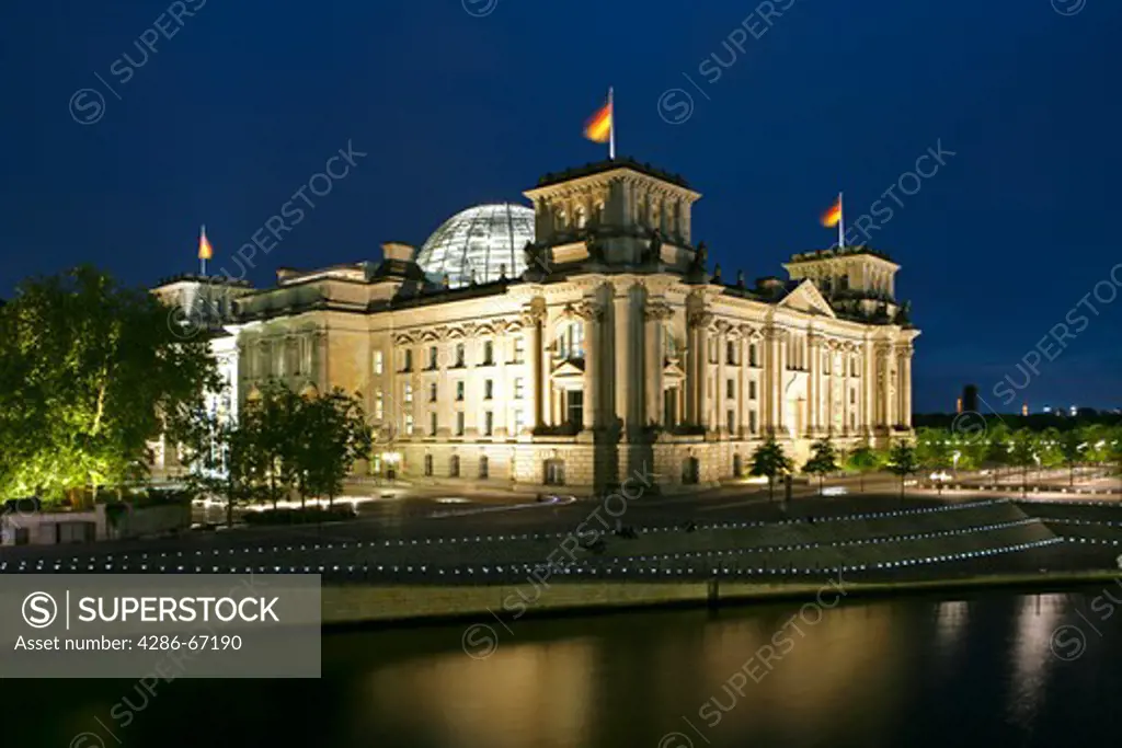 Germany, Berlin, Reichstag building,