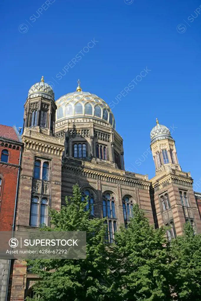 Germany, Berlin, dome of the new synagogue