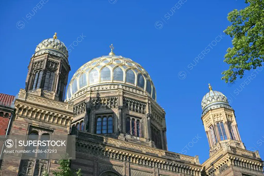 Germany, Berlin, dome of the new synagogue