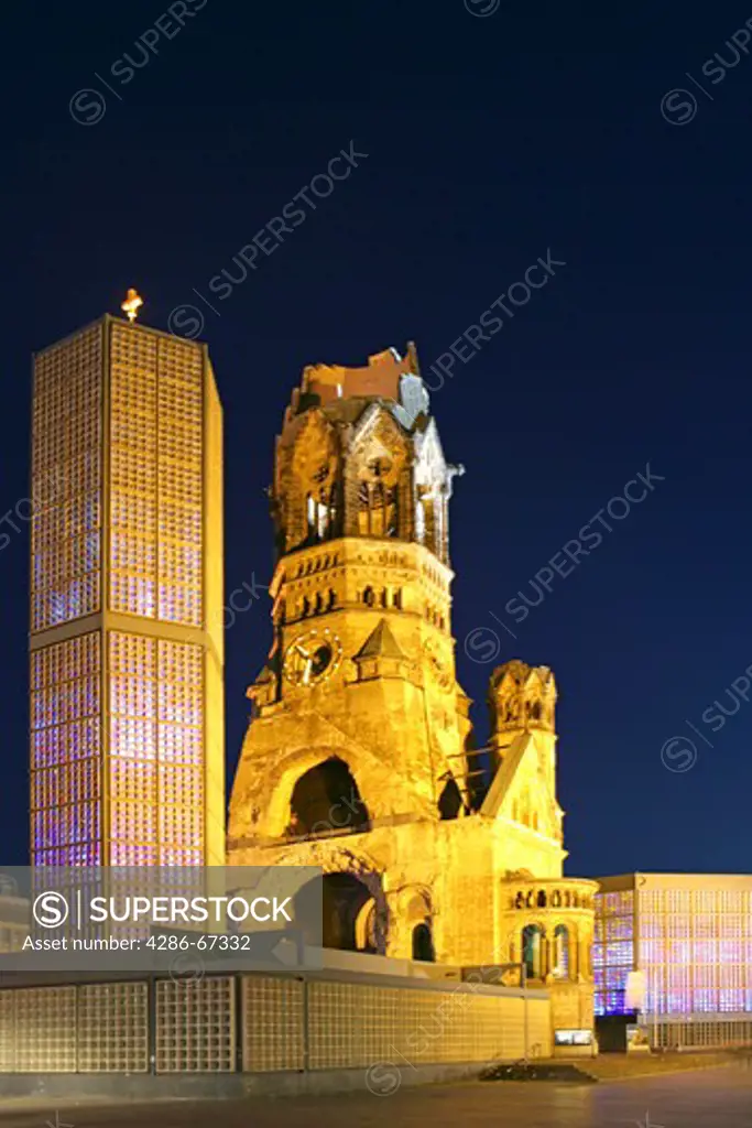 Germany, Berlin, Europe, capital, city, place of interest, Kurfrstendamm, imperial Wilhelm-commemorative church