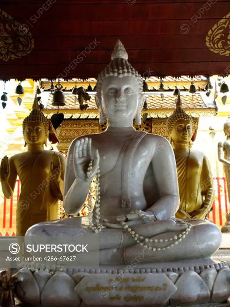 Temple Wat Phra That Doi Suthep, Chiang May, Thailand,