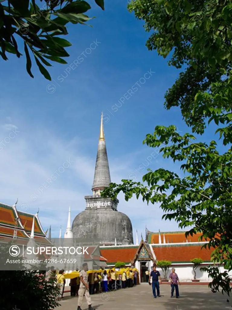 Thailand, What Phra Mahathat Woramaha Viharn, temple Wat Phra Mahathat Woramaha Viharn in Nakhon Si Thammarat