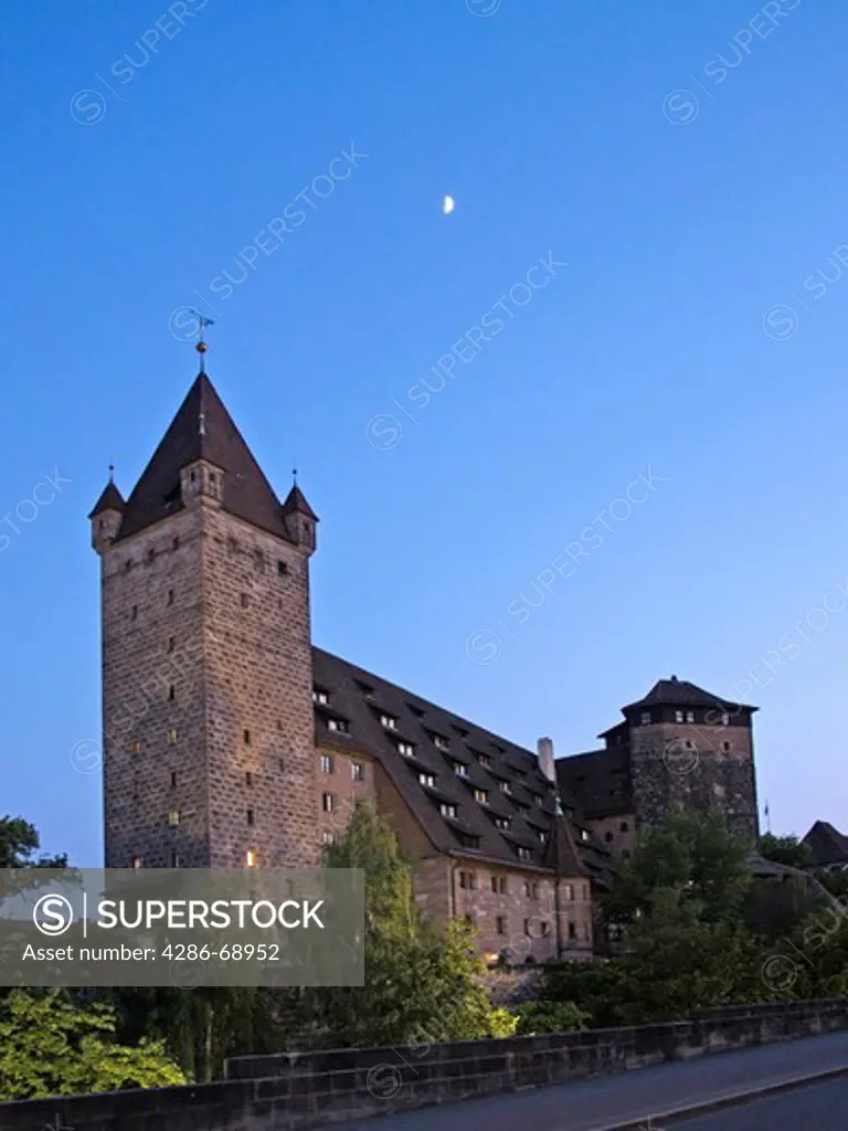 Kaiserburg Imperial Castle, Nuremberg, Franconia, Bavaria, Germany