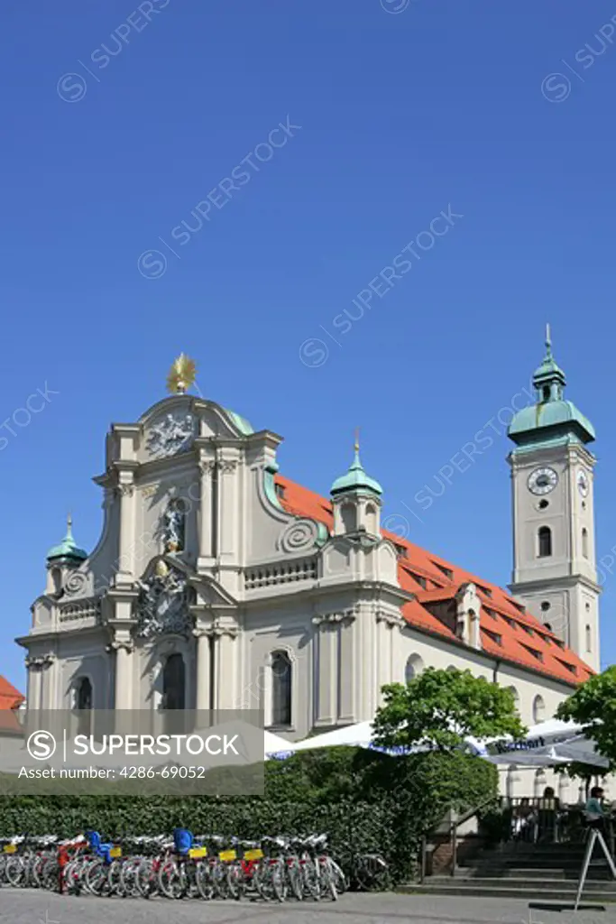 church of the Holy Ghost, Heiliggeist Kirche in Munich, Bavaria, Germany
