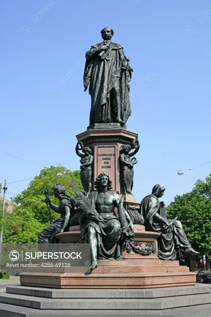 Monument for Maximilian II., king of Bavaria, Munich, Germany