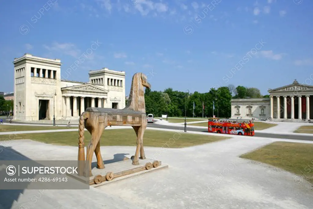 Mythos Troja at Glyptothek museum Konigsplatz Munich Germany