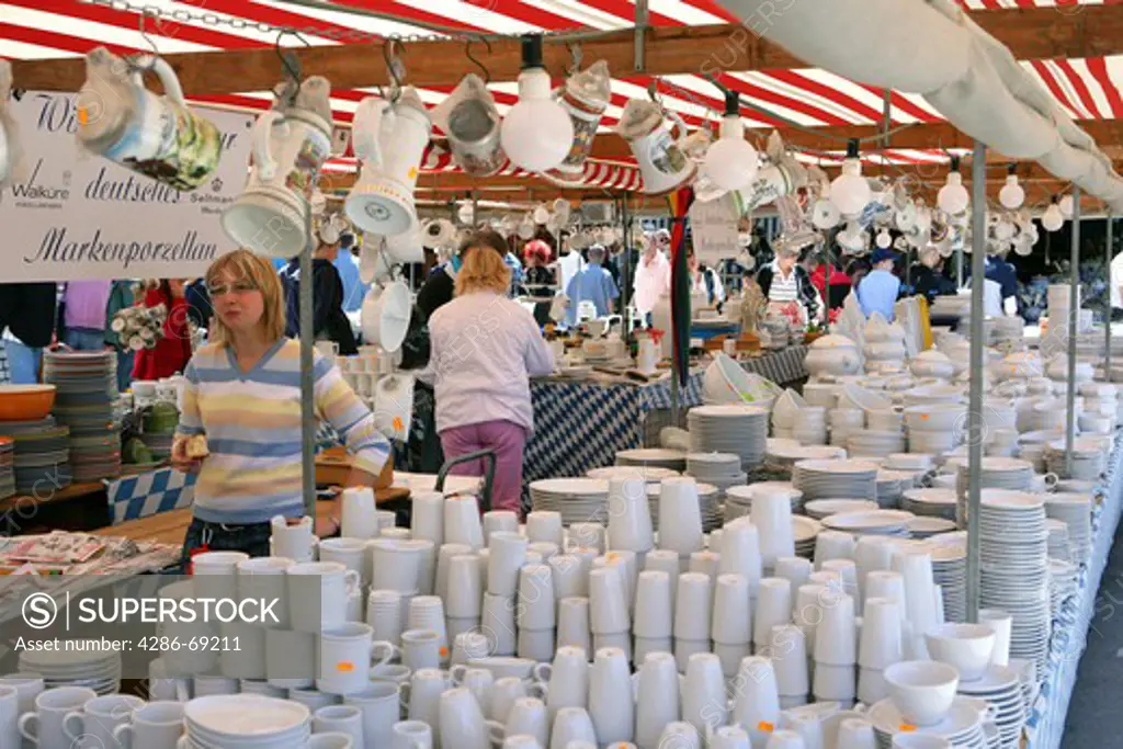 Flea Market Auer Dult, Munich, Bavaria, Germany
