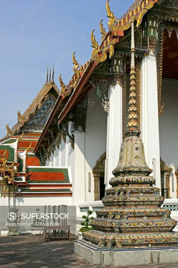 Wat Pho Tempel of the Reclining Buddha in Bangkok