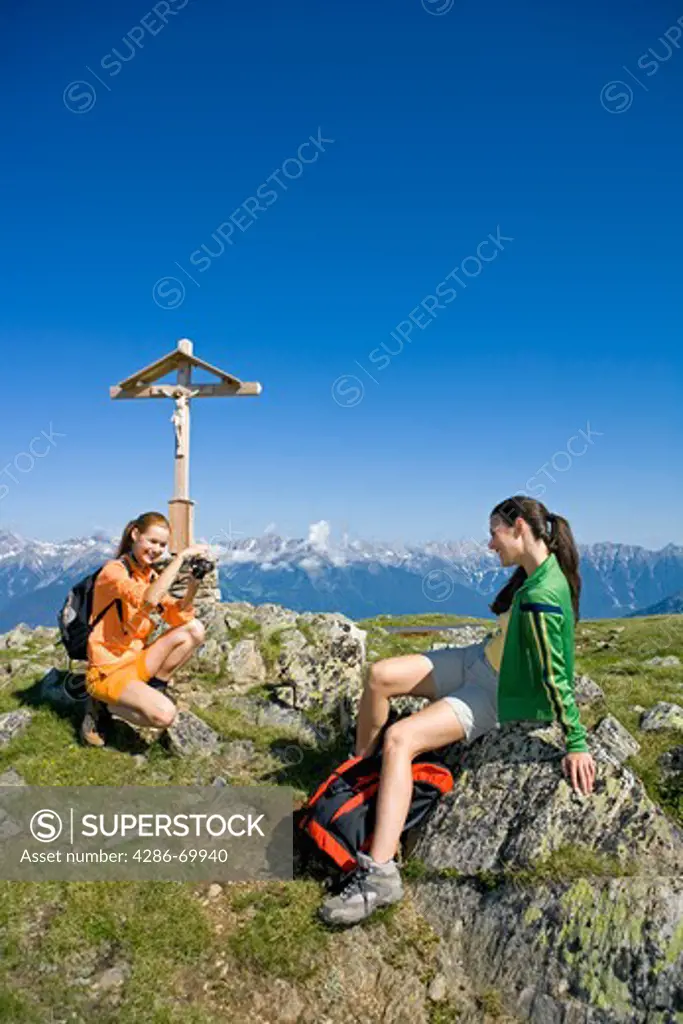 outdoors in the alps