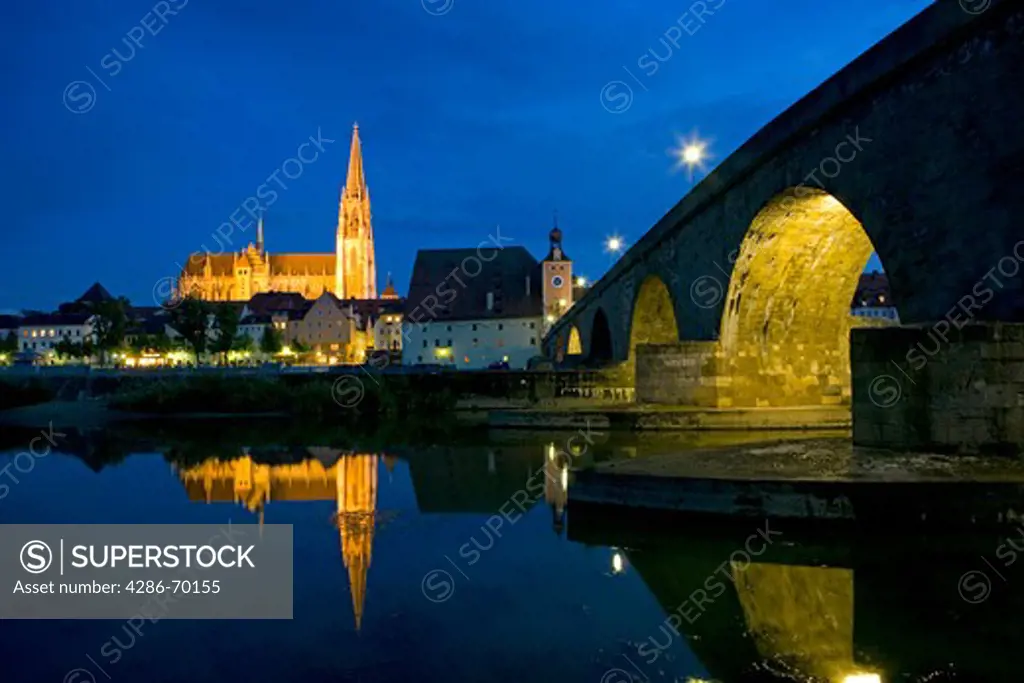 city of Regensburg, Bavaria, Germany