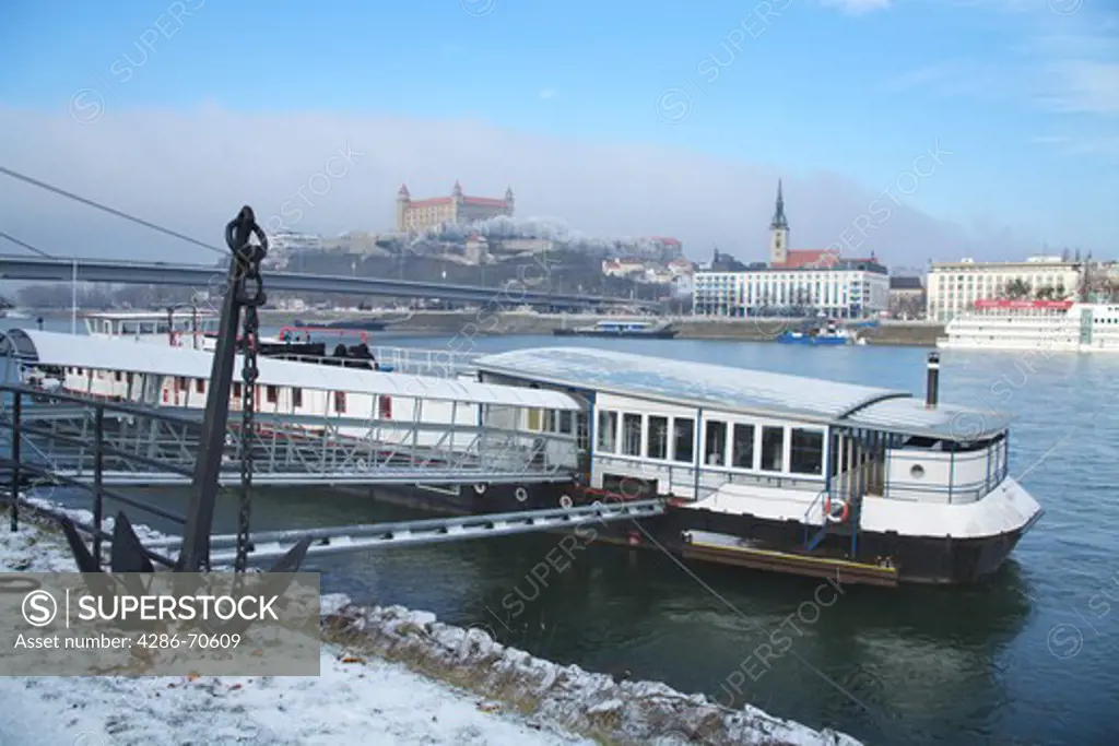 Bratislava in winter. Slovakia.