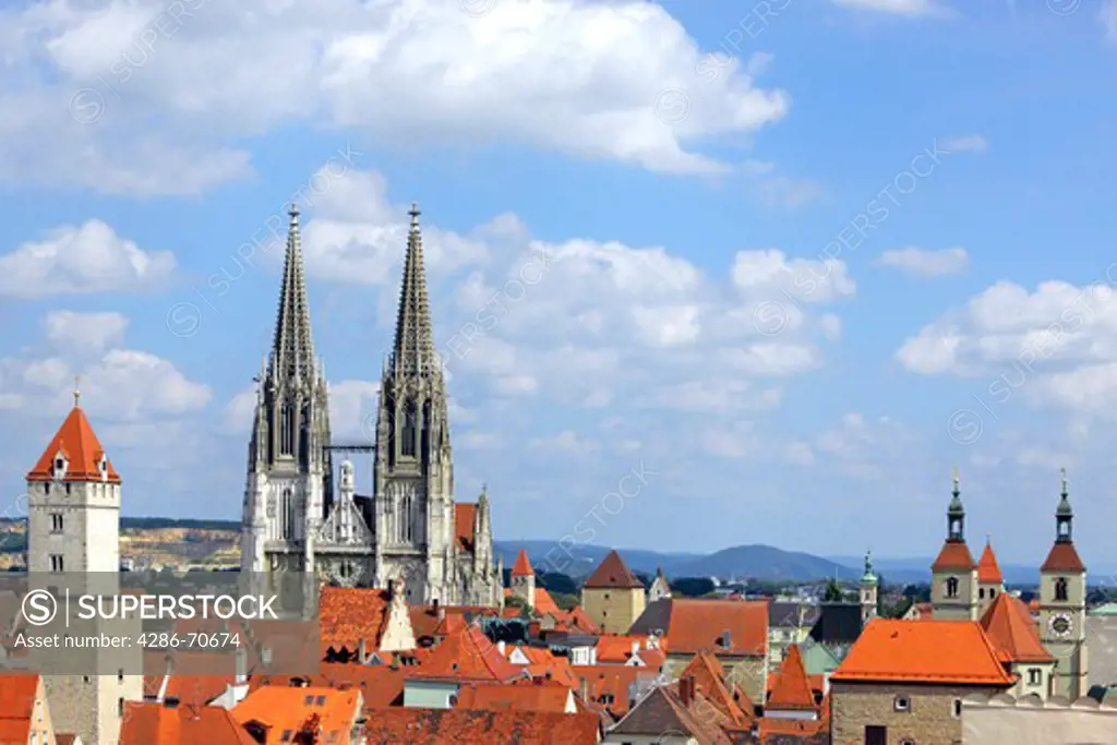 city of Regensburg, Bavaria, Germany