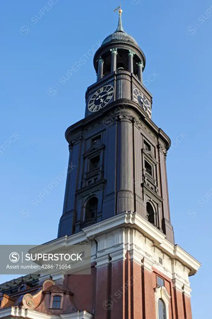 Church Saint Michaelis, Michel, Hamburg, Germany, Europe