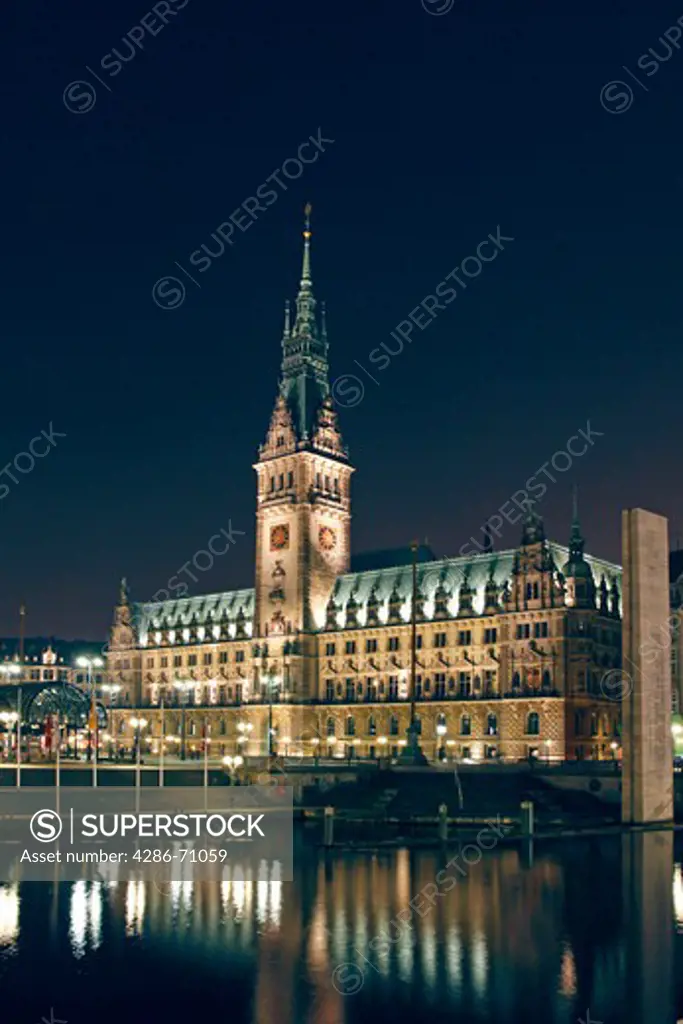 Germany, Hamburg, city hall