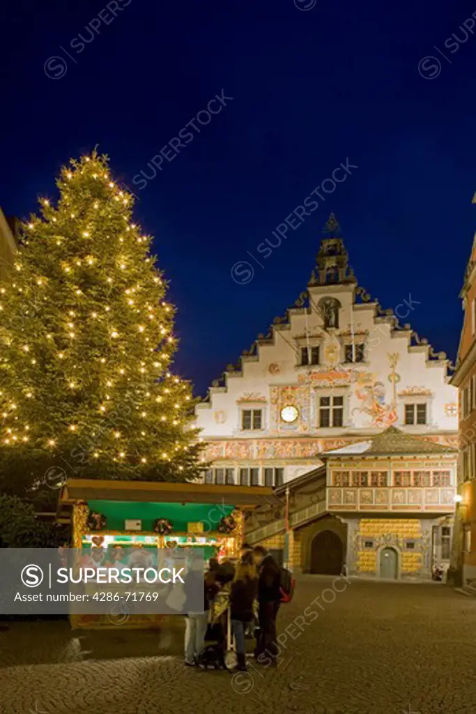city of Lindau at lake constance, Bavaria, Germany