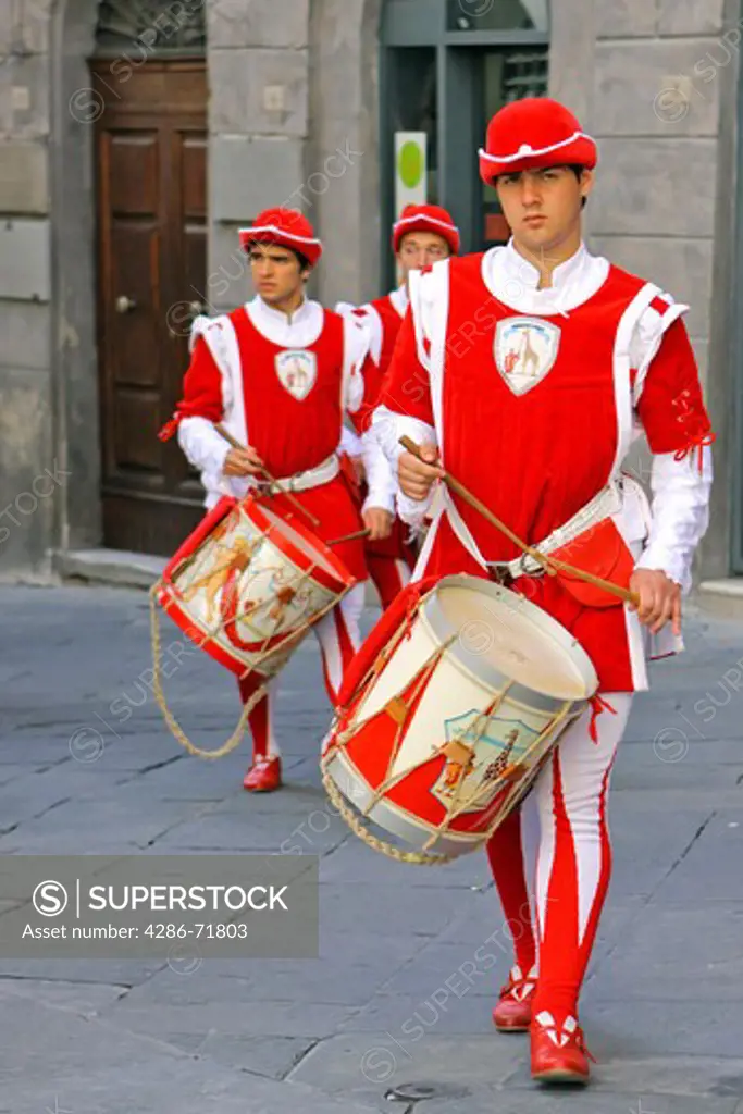 Italy, Tuscana, Siena, city, traditional clothes, Corsa del Palio (no modelrelease)
