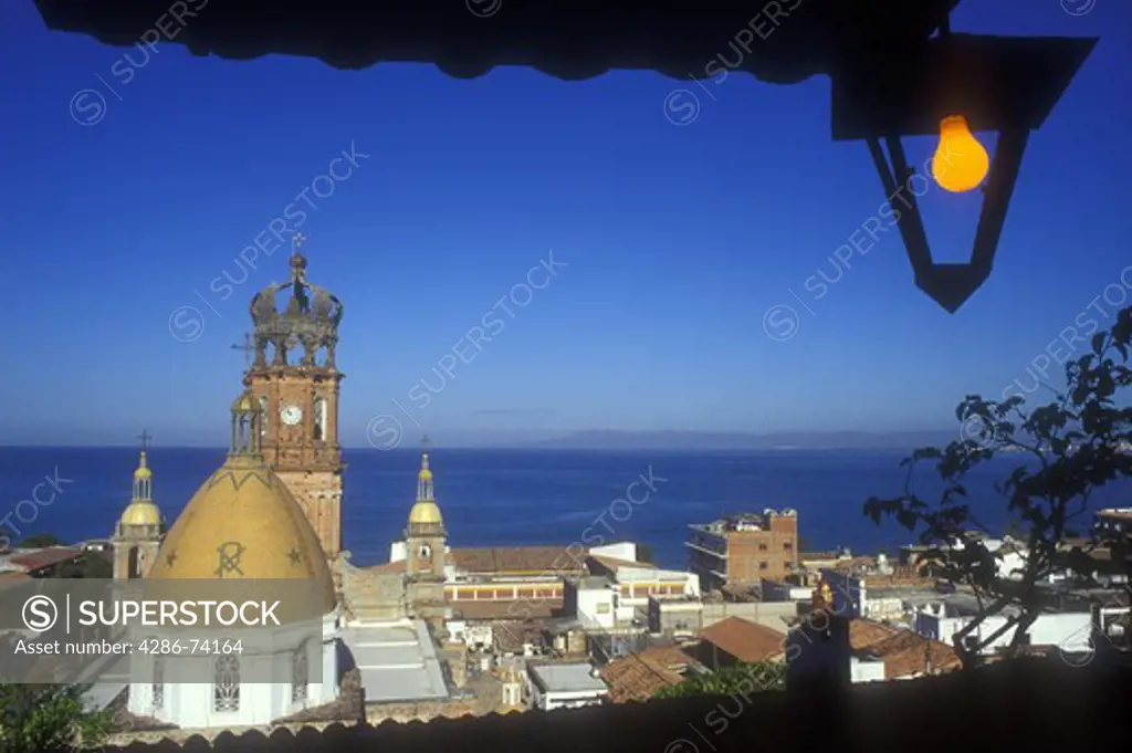 Mexico,Puerto Vallarta,view of Church of Guadalupe