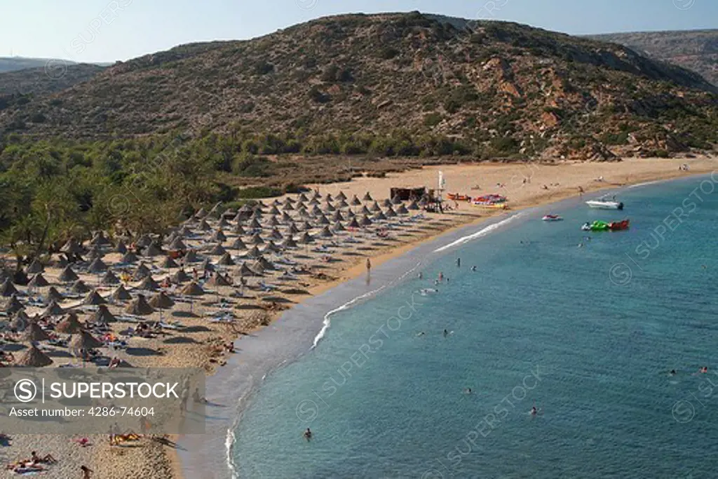 Vai Beach in Crete, Greece