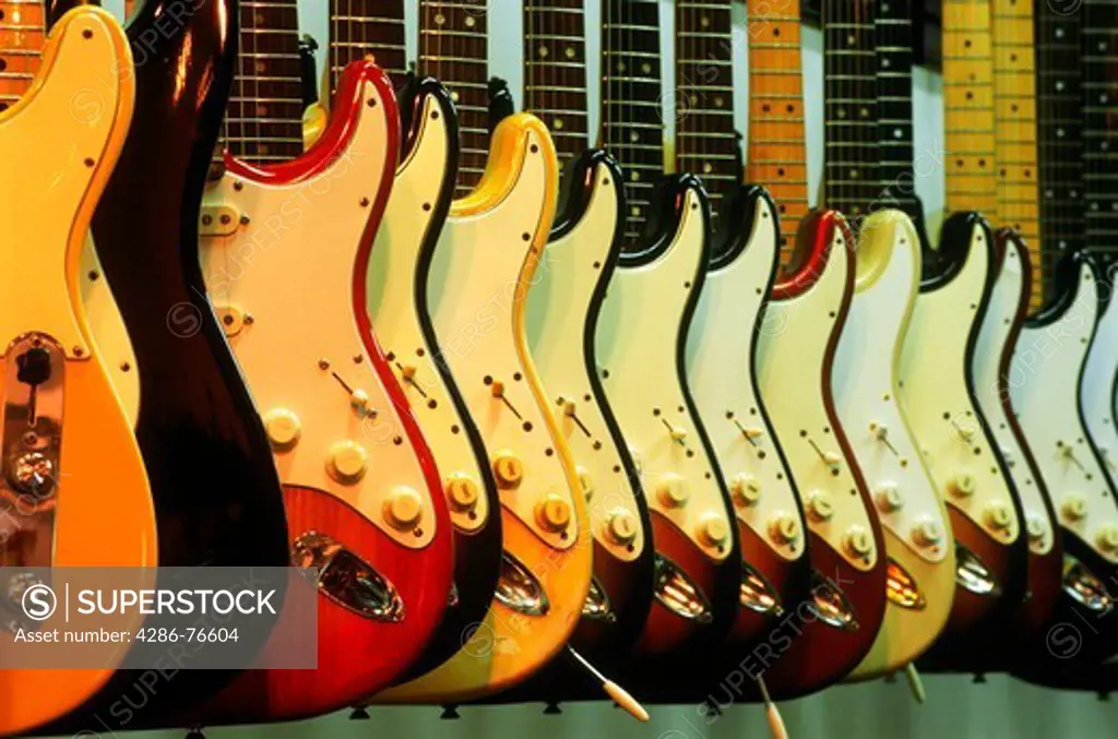 Grunn Guitars shop in Nashville Tennessee musical instrument