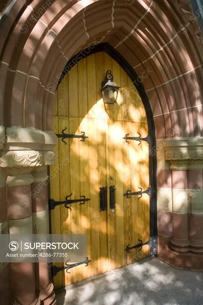 Entrance, St. Pauls Church, Charlottetown, Prince Edward Island, Canada