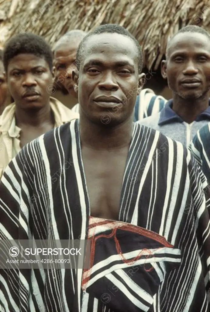 Village chief of Kpelle tribe, Liberia, West Africa