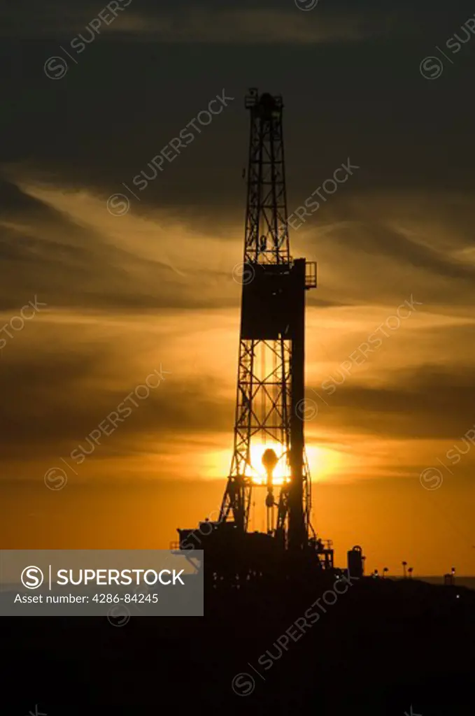 Drilling rig in New Mexico.