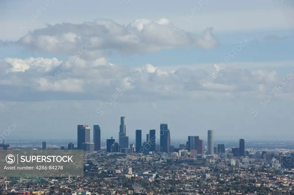 Downtown skyline of Los Angeles.