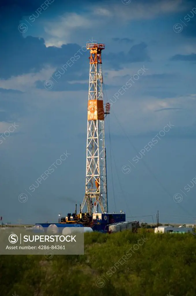 Drilling rig in west Texas.