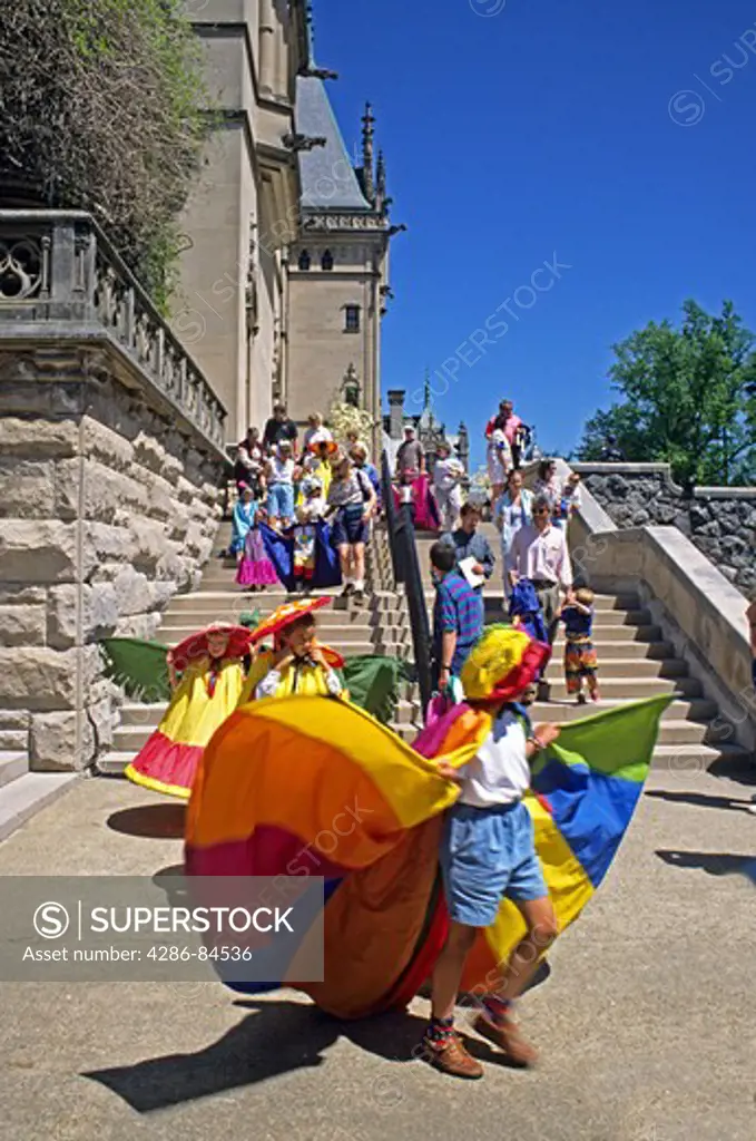 Children's Nylon Zoo costume parade, Biltmore Estate, Asheville, North Carolina