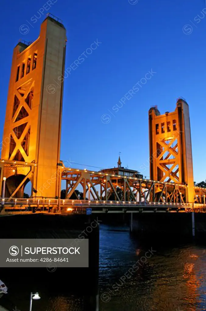Tower Bridge Old Town Sacramento California