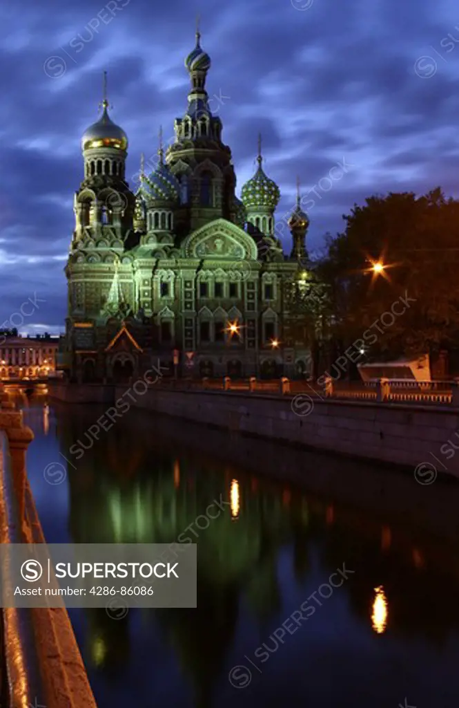 The Church of the Savior on Blood, also called the Resurrection church, Saint Petersburg, Russia