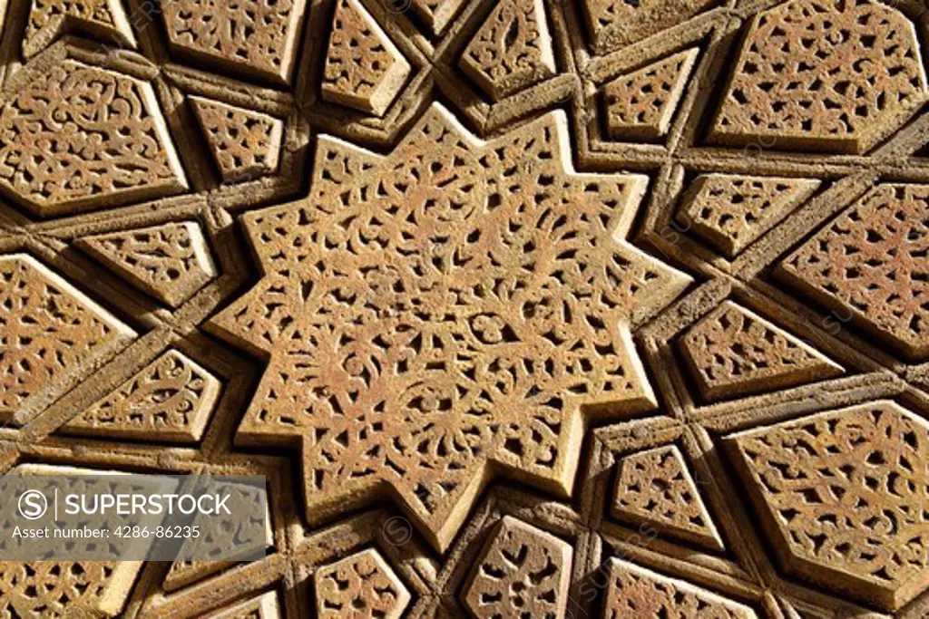 Star-shape, detail of the ruins of Persepolis, Iran